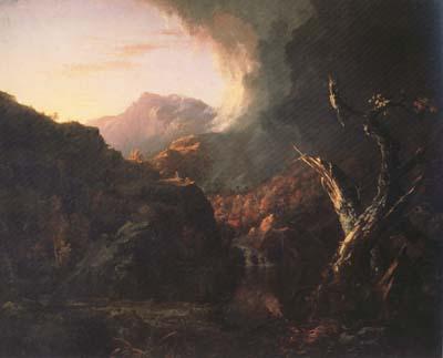 Thomas Cole Landscape with Dead Tree (mk13) oil painting image